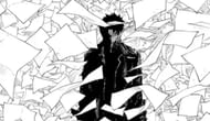Chihiro Rokuhira tanks Hirohiko's paper cranes (Image via Shueisha)